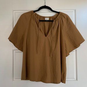 NWOT A New Day Flutter Sleeve Top